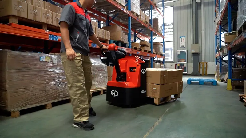 Xe Nâng Tay Điện 2 Tấn Pallet Truck Wpl202 Pin 24 V Li-ion