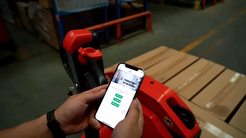 Xe Nâng Tay Điện 2 Tấn Pallet Truck Wpl202 Pin 24 V Li-ion 5