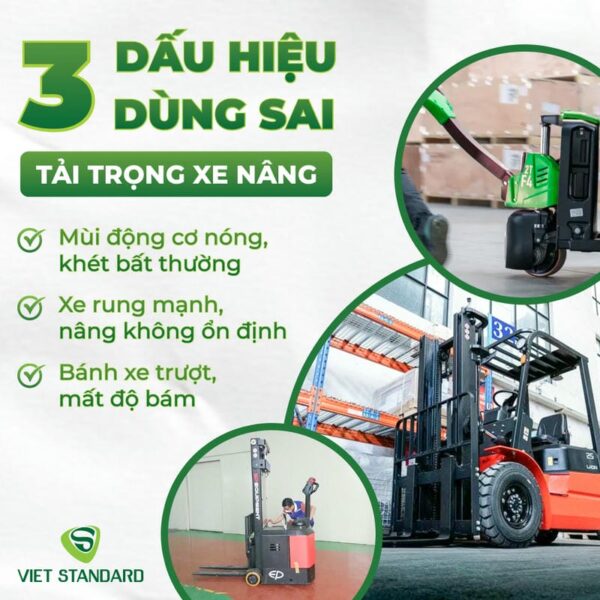 Sử Dụng Xe Nâng đúng Tải Trọng