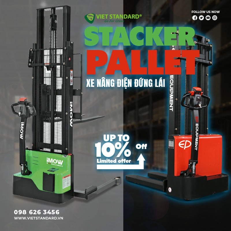 Giá thay đổi theo pin, chiều cao nâng, bộ điều khiển và cấu hình mast