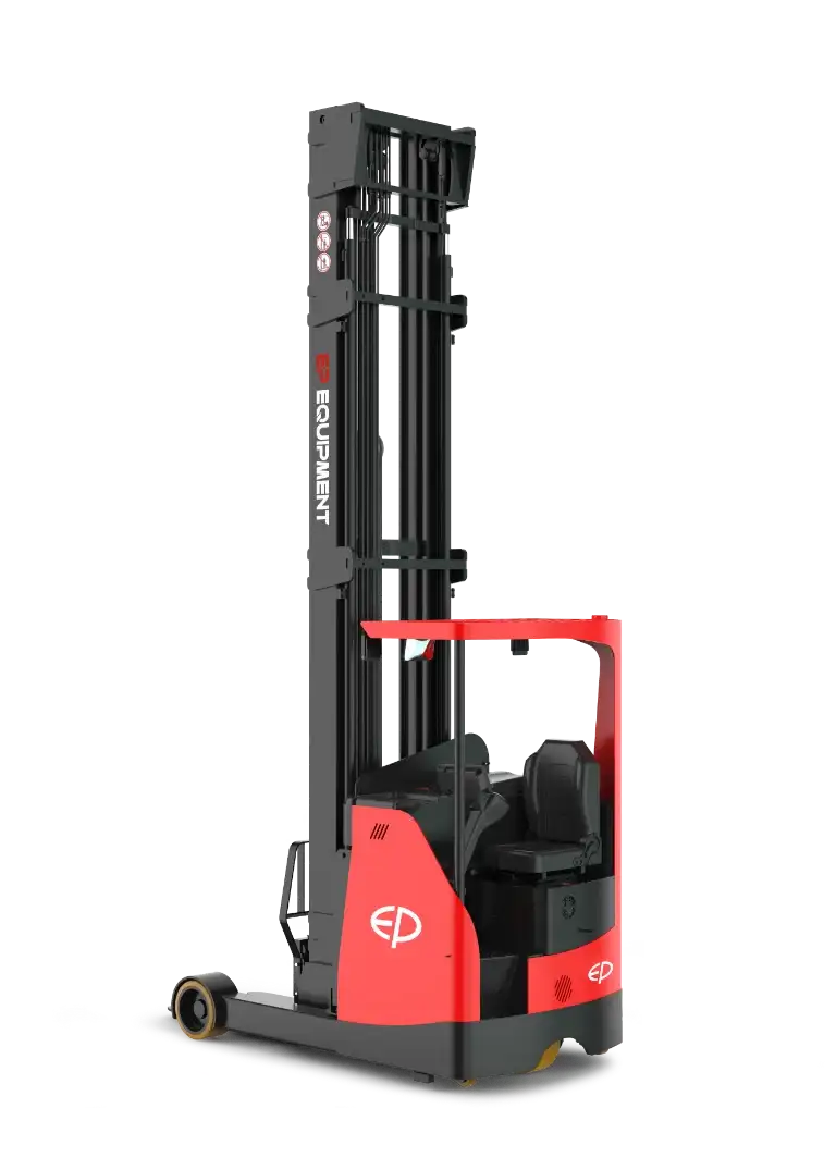 Reach Truck có cơ cấu đưa càng tiến về phía trước, tối ưu khoảng cách tiếp
