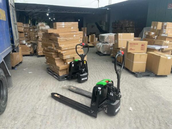 Xe Nâng Tay điện Thấp Pallet Truck 9