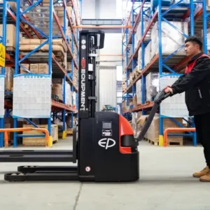 Xe Nâng Điện Đứng Lái 1.2 Tấn Stacker Es12-12wa Nâng 4.8m 2