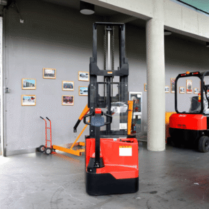Xe Nâng Điện Đứng Lái 1.2 Tấn Stacker Es12-12wa Nâng 4.8m 4