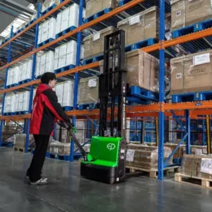 Xe Nâng Điện Đứng Lái 1.5 Tấn Stacker Ds3 Chì-axitli-ion 24v 5