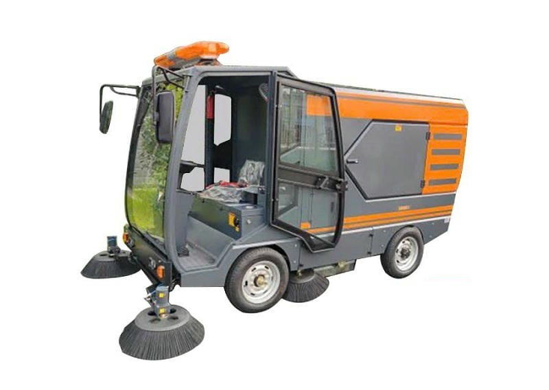 Xe Quét Rác Hút Bụi Ngồi Lái Cabin Kín U220car 1