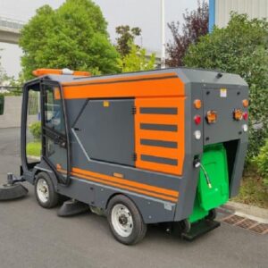 Xe Quét Rác Hút Bụi Ngồi Lái Cabin Kín U220car 2