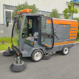 Xe Quét Rác Hút Bụi Ngồi Lái Cabin Kín U220car