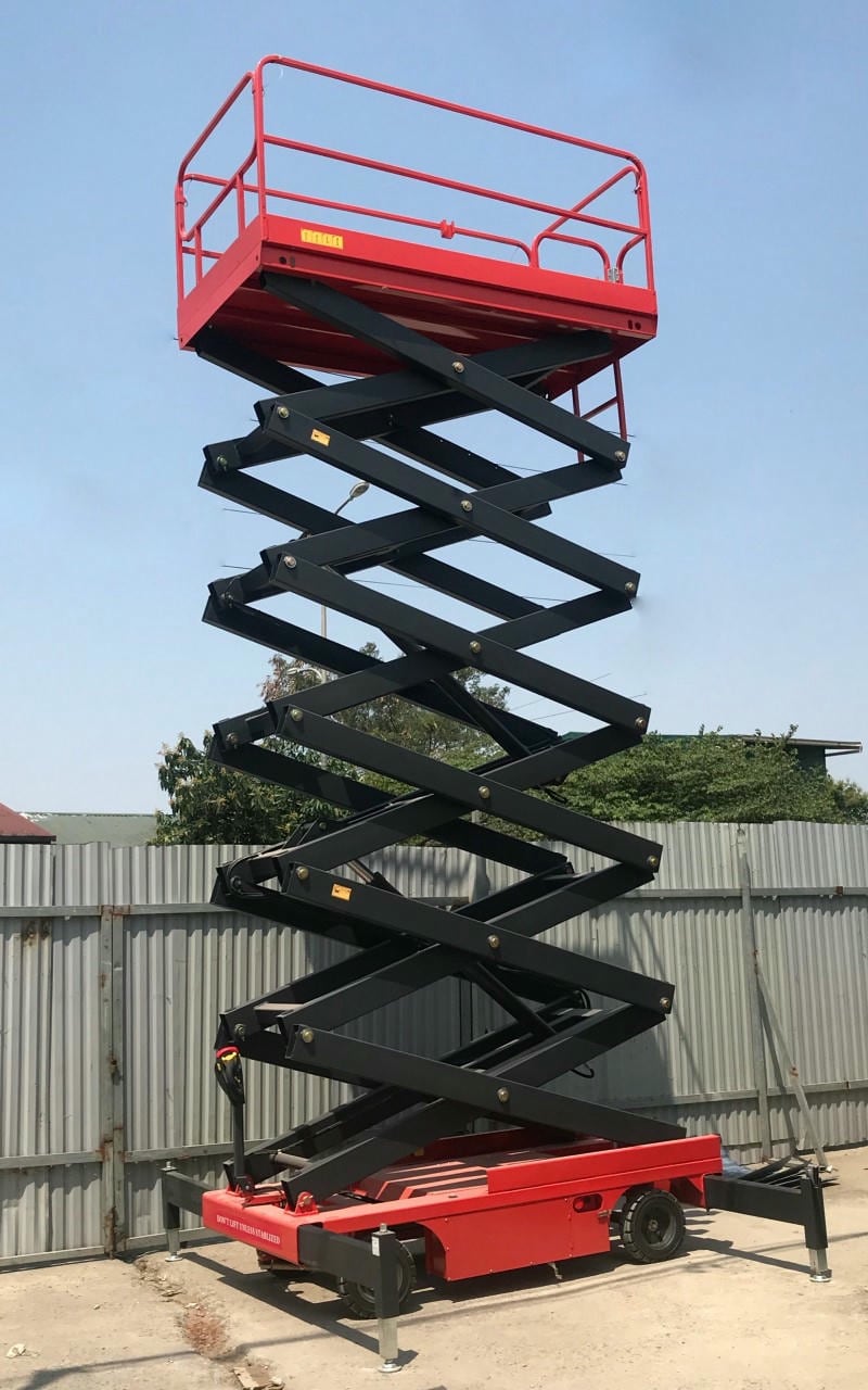 Thang Nâng Người 500kg, Nâng Cao 11m-13m SJY0.5-11A Tự Hành