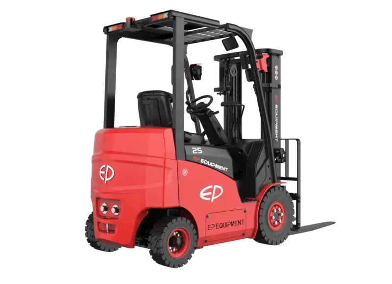 Xe nâng điện EP CPD25FC thân gọn, tải 2500 kg cho kho lạnh