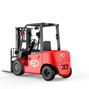 Xe nâng điện EP EFX4 - 353 màu đỏ đen phù hợp kho và bến bãi