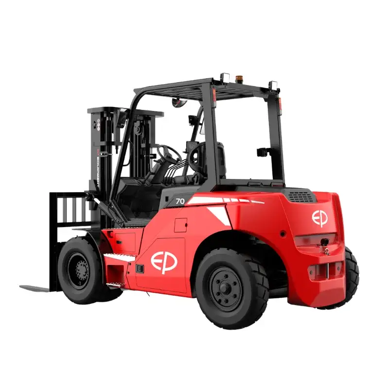 Xe Nâng Điện 7.5 Tấn Ngồi Lái EFL754-6 EP Nâng Cao 7m