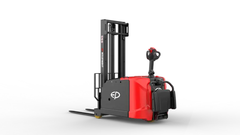 Xe Nâng Điện Đứng Lái 1.2 Tấn RSC122 Stacker Nâng 3m Nguồn 24V