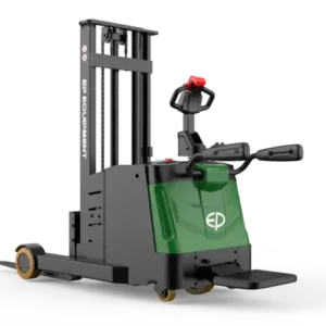 Xe nâng điện đứng lái EQA151 với khung compact cho kho hẹp