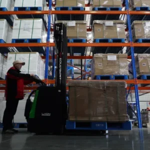 Xe nâng điện đứng lái RSB202 có lái điện và nâng tỷ lệ