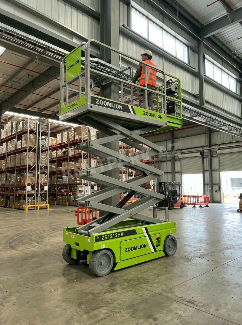 Xe Nâng Người Cắt Kéo Tự Hành 13.8m Zoomlion Zs1212ha Tải 350 Kg 3