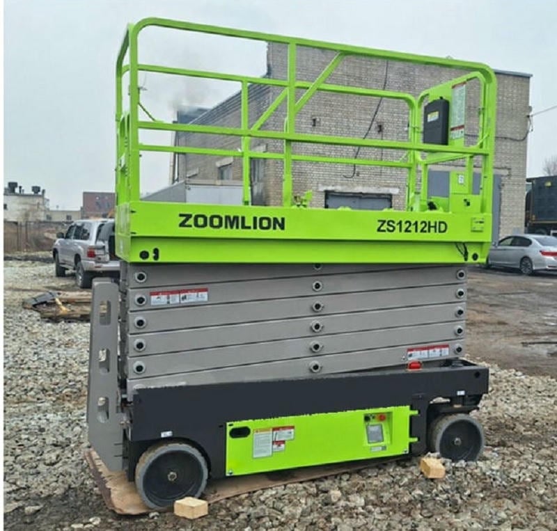 Xe Nâng Người Cắt Kéo Tự Hành 13.8m Zoomlion Zs1212ha Tải 350 Kg 4