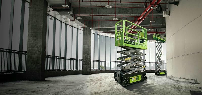 Xe Nâng Người Cắt Kéo Tự Hành 13.8m Zoomlion Zs1212ha Tải 350 Kg 5