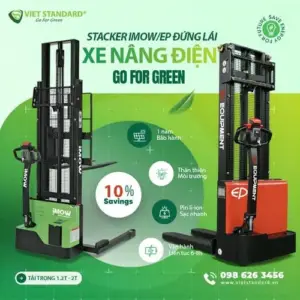 Xe Nâng Tay Cao Stacker 1.2 Tấn - 2 Tấn
