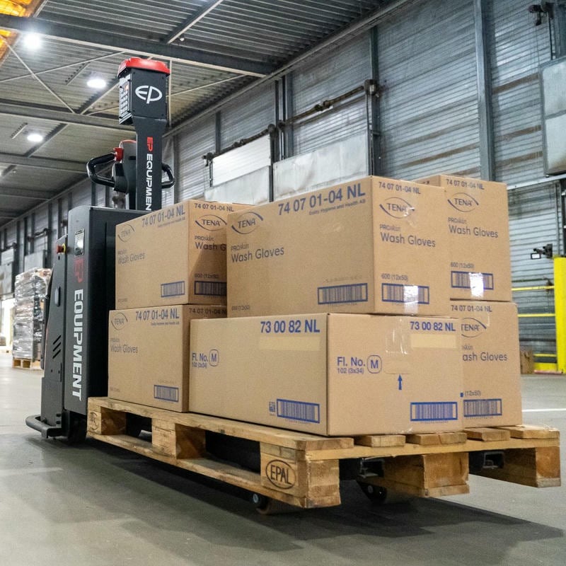 Xe Nâng Tay Điện Tự Động 2 Tấn Exp20 Pin 24v205ah 4